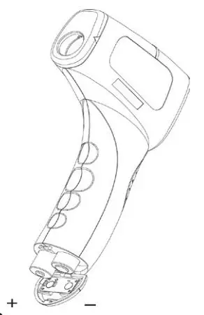 ROBOTWORLD JXB308 Non-Contact Thermometer - CHANGING THE BATTERIES