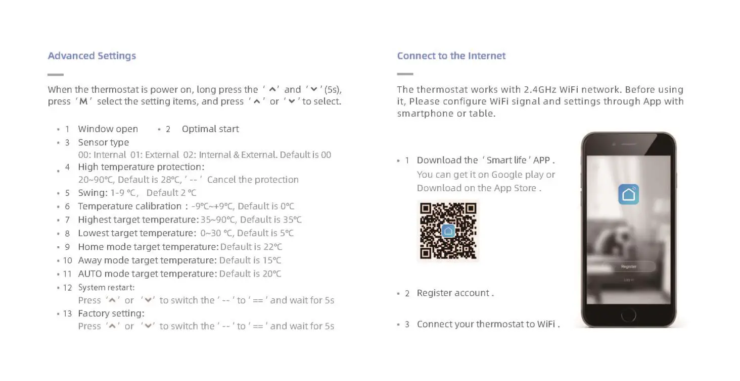 AWOW TH213-ES010 Smart Wlan Thermostat for Electric Underfloor Heating fig5