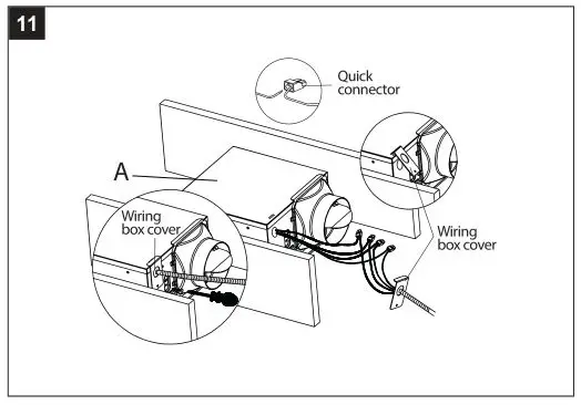 HOMEWERKS 7148-01-AX Bathroom Ventilation Fan - Install the wall switch according to the wiring diagram on page 5
