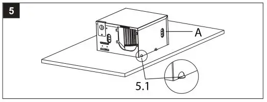HOMEWERKS 7148-01-AX Bathroom Ventilation Fan - The tabs (5.1) will help hold the fan housing