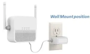 ALARM COM ADC-W115-INT Smart Chime - wall mountimg position