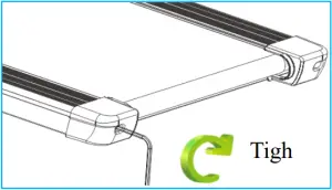 TTAP TT-300 - Adjusting Running Belt 1