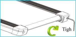 TTAP TT-300 - Adjusting Running Belt 2