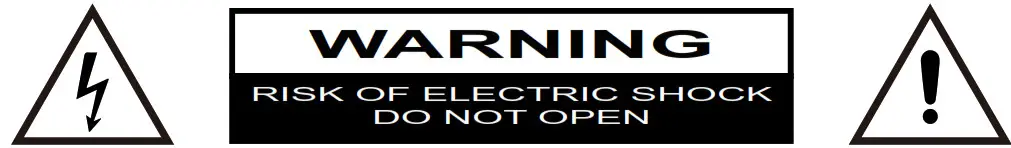 EWEAT DMP20 Digital Audio Player - WARNING