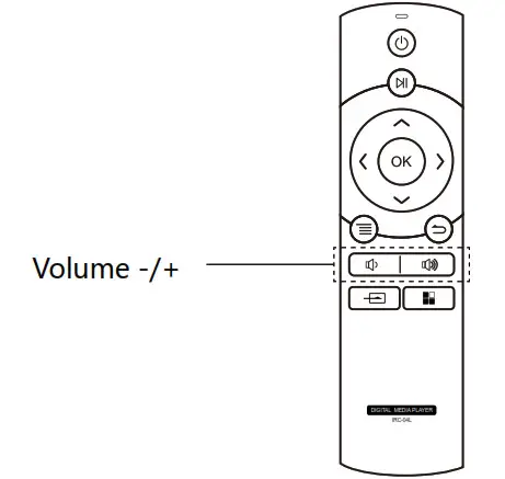 EWEAT DMP20 Digital Audio Player - volume