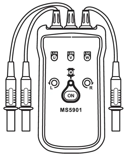 MASTECH MS5901 Motor and Phase Rotation Indicator Product
