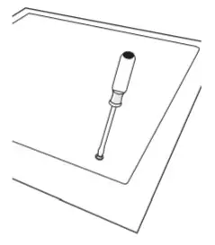 LOGIK LFC55W18 50 50 Fridge Freezer - Door Swing 1