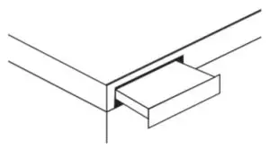 LOGIK LFC55W18 50 50 Fridge Freezer - Door Swing 11