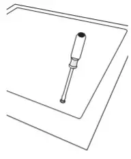 LOGIK LFC55W18 50 50 Fridge Freezer - Door Swing 12