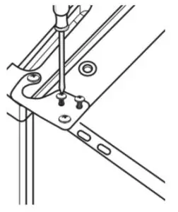 LOGIK LFC55W18 50 50 Fridge Freezer - Door Swing 3