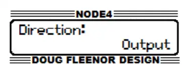 DOUG FLEENOR DESIGN NODE4 Four Port NODE Ethernet to DMX Interface Configuration - Direction