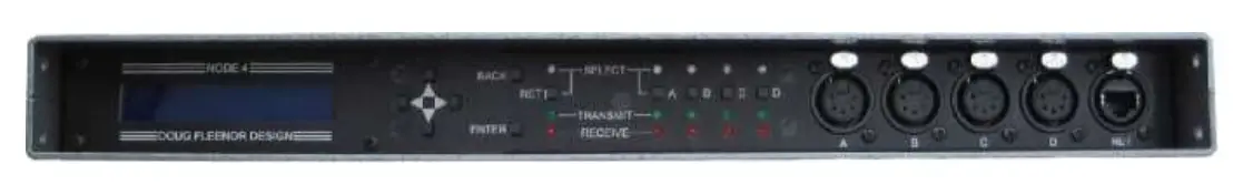 DOUG FLEENOR DESIGN NODE4 Four Port NODE Ethernet to DMX Interface Configuration - HOME Menu3