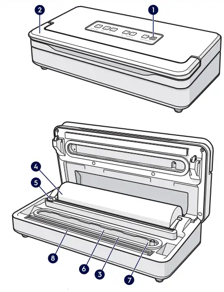 Electrolux E6VSI-6AG Explore Vacuum Sealer fig 2