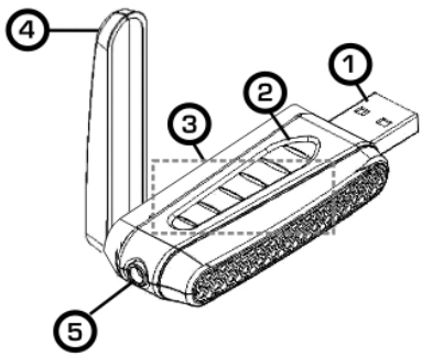 Alvoxcon UM 320 Microphone for iPhone - USB receiver