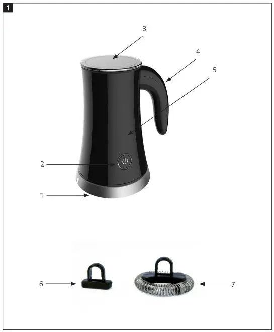 Menuett 001451 Milk Frother - overview
