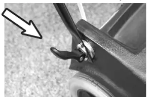 a close up of a bicycle