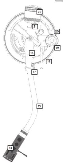reloop RP 7000 MK2 Upper Torque Turntable - fig