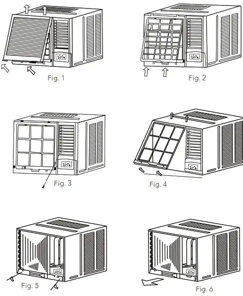 diagram, enginKelvinator Window Wall ElectronicRoom Air Conditioner- 22eering drawing