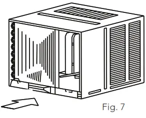 Kelvinator Window Wall ElectronicRoom Air Conditioner- caution-27