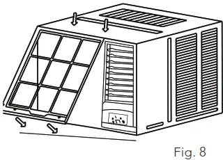 Kelvinator Window Wall ElectronicRoom Air Conditioner- caution-33