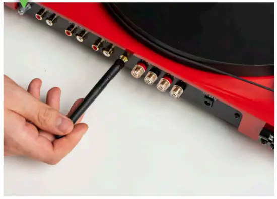 Install the Bluetooth antenna.