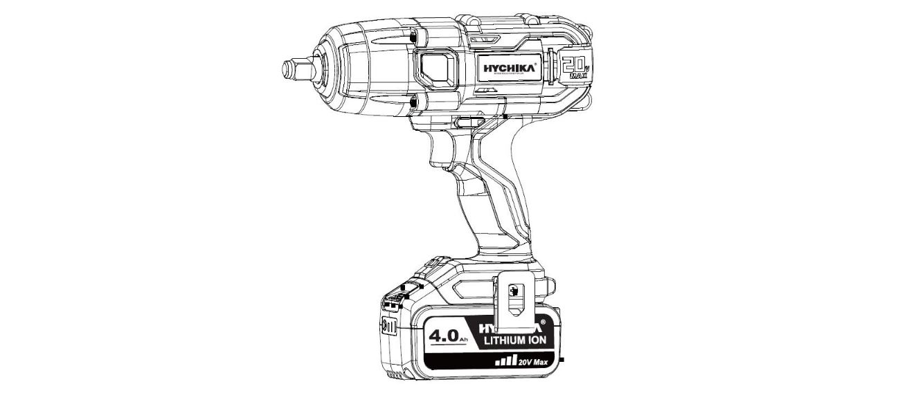 Hychika Iw350 Impact Wrench Instruction Manual