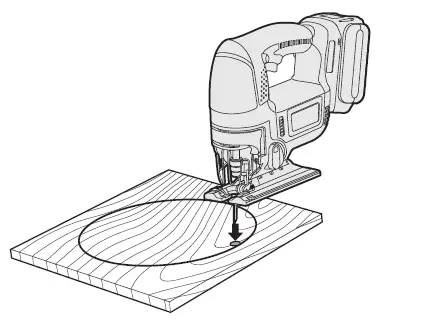 Panasonic EY4550 Cordless Jigsaw fig 16