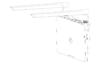 DTU-Pro WiFi Hoymiles Monitoring Module - Match the bracket’s lower buckle by gently