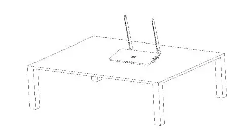 DTU-Pro WiFi Hoymiles Monitoring Module - Place the DTU on the table