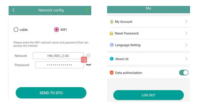 DTU-Pro WiFi Hoymiles Monitoring Module - Use the Lan Cable, one side connect with house router
