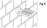 FIG 6 Solar Panel Wall or Deck Mounted