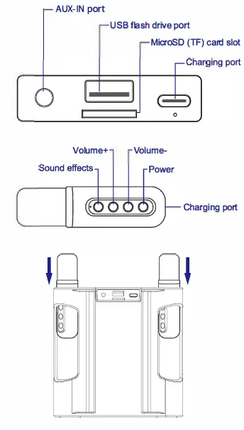 Shenzhen Youshida High Technology YS-203 Wireless Karaoke Speaker fig 2