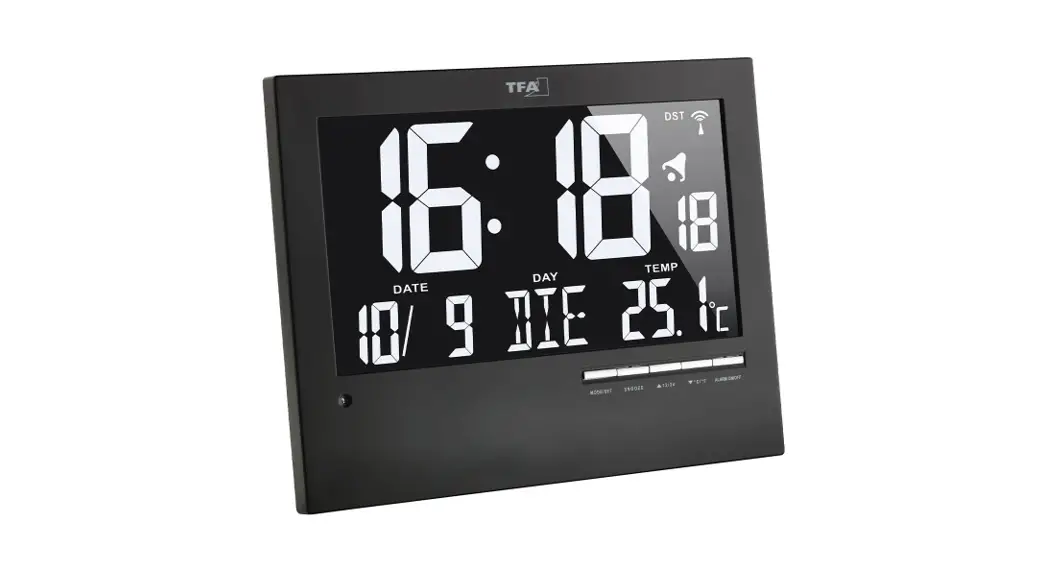 Tfa 60.4508 Radio Wall Clock Instruction Manual