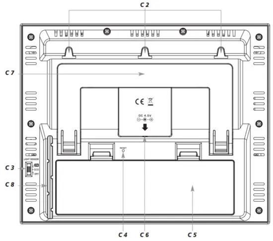 TFA 60.4508 Radio Wall Clock - Fig 2