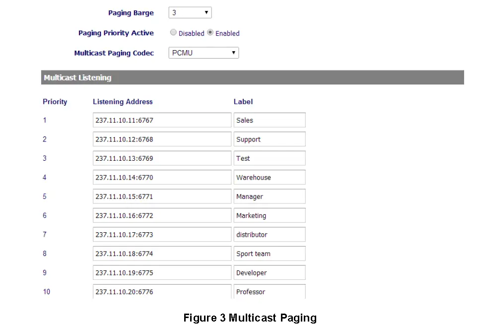 Receive Multicast Paging