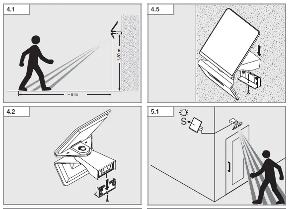 steinel-XSolar L-S-671006 Solar Spotlight-(+ Motion-Detector)-1.2 W-Cool-white-White-fig-3