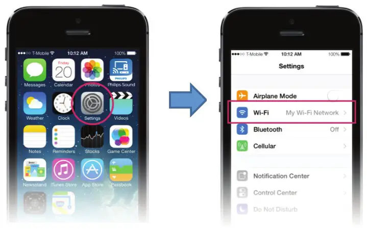 PHILIPS TAW8506 8000 Series Wireless Subwoofer - For iOS version only