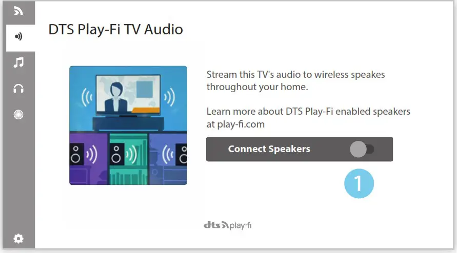 PHILIPS TAW8506 8000 Series Wireless Subwoofer - TV Audio Setup 1