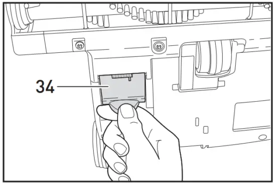 Fitting the attachment clip