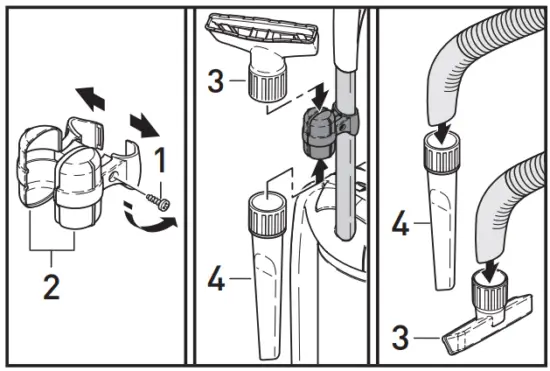 Fitting the attachment clip