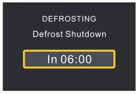 ALORAIR Storm Ultra Industrial Commercial Dehumidifier - Main interface frosting status display 1