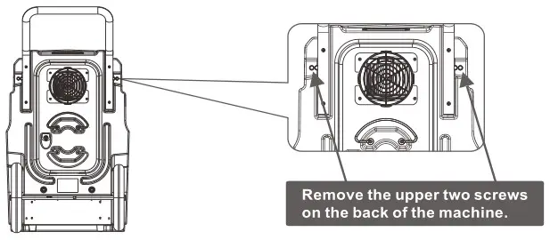ALORAIR Storm Ultra Industrial Commercial Dehumidifier - Remove the upper two screws