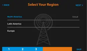 First Time Setup Wizard Step 3