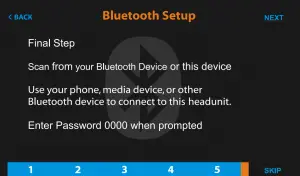 First Time Setup Wizard Step 5