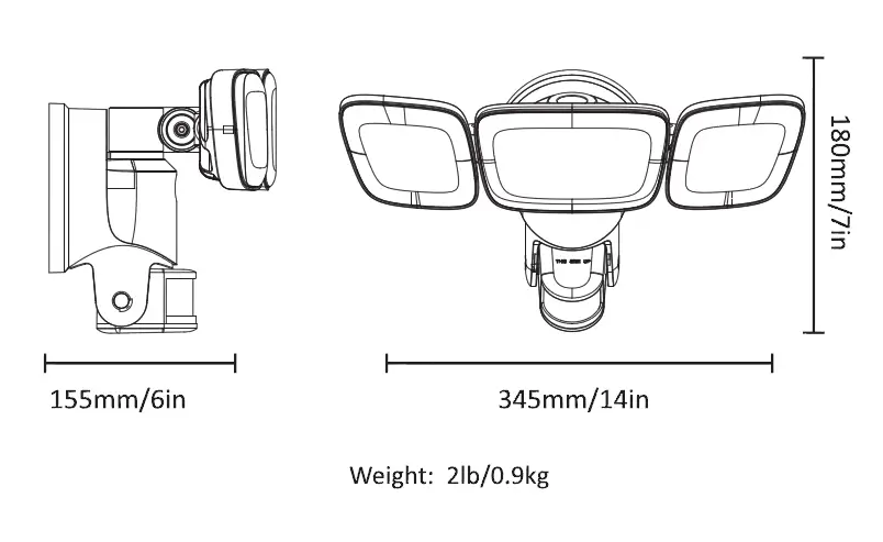 novostella -NTA13B-CW-US-1- Smart -Security -Light -2