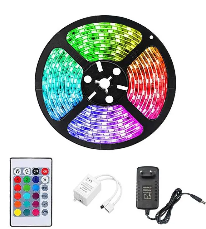 anko LED Strip Light with Remote 5m Cable Length