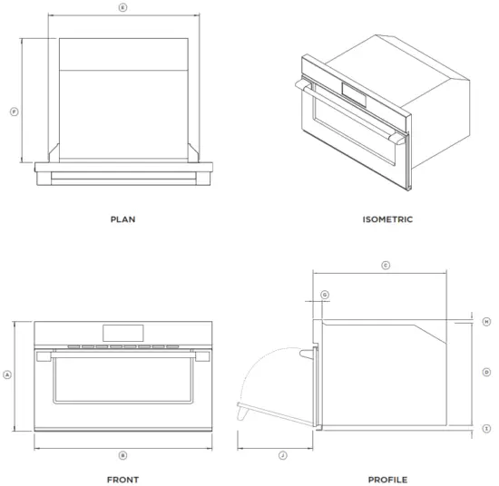 FISHER PAYKEL OS30NPX1 30 Inch Combination Steam Oven - fig 1