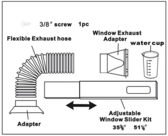 VOSTOK BTU Portable Air Accessories
