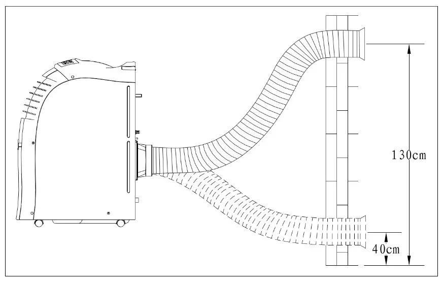 VOSTOK BTU Portable Air ConditionerMOunting
