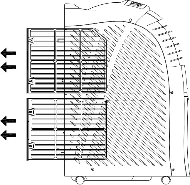 VOSTOK BTU Portable Air Drainage When the water tank is full v
